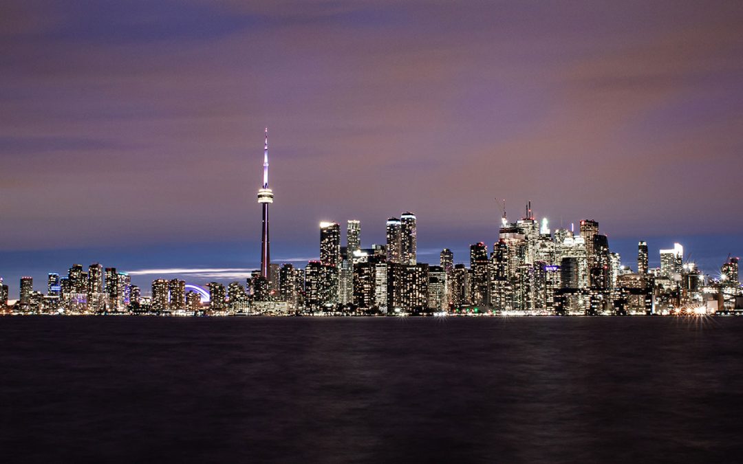 Toronto Condominiums at night